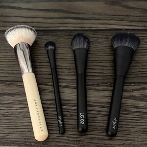 Chantecaille Buff & Blur brush and Rephr brushes 4-Piece Makeup Brush Set